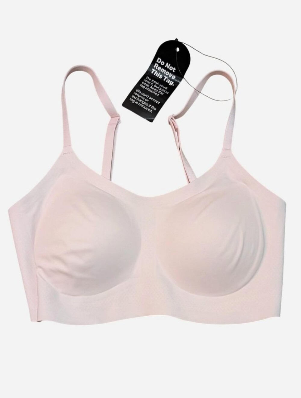 NWT New EBY effortless support bralette braSize XS Woodrose color (pink)